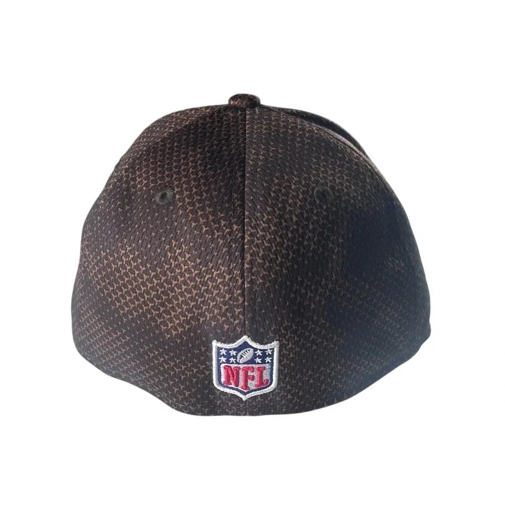 New Era Cleveland Browns‎ NFL 39THIRTY On-Field Hat Brown Small-Medium NEW